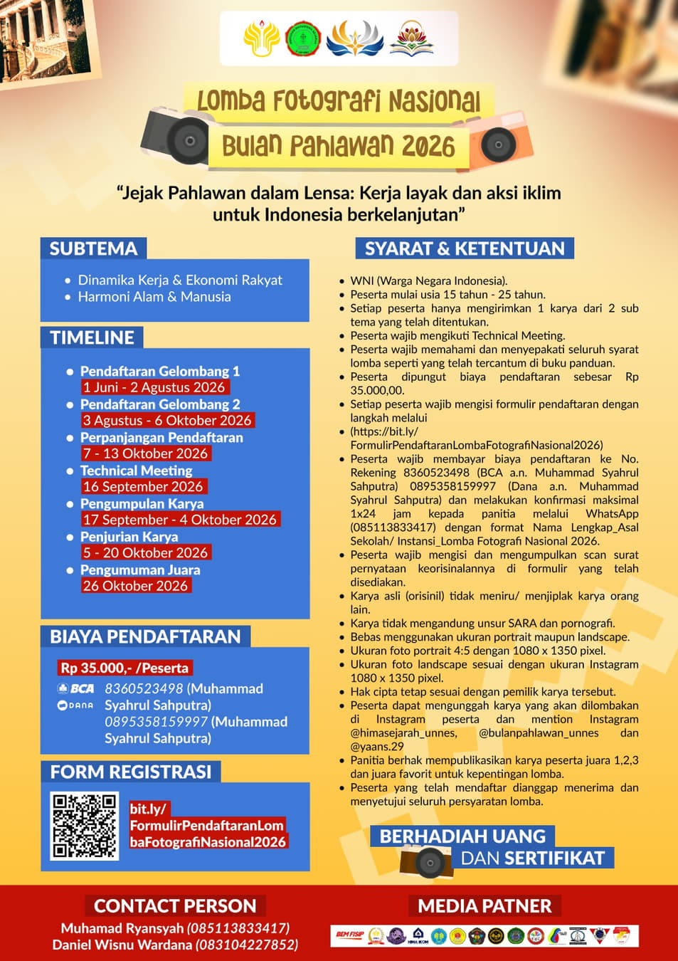 LOMBA FOTOGRAFI TINGKAT NASIONAL - Poster 2